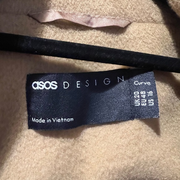 Plus size oversized light brown/camel trench coat NWT - Picture 5 of 7